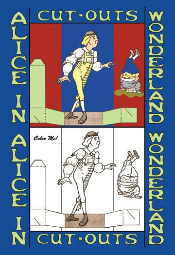 Alice in Wonderland: Young Man and Father William - Color Me! 20x30 poster