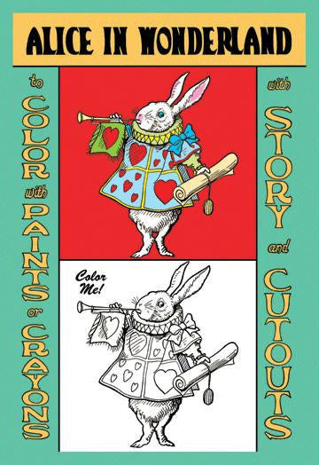 Alice in Wonderland: The White Rabbit - Color Me! 20x30 poster