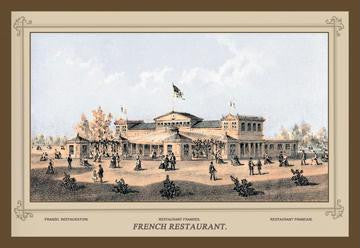 Centennial International Exhibition, 1876 - French Restaurant 20x30 poster