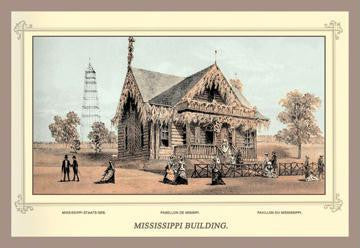 Centennial International Exhibition, 1876 - Mississippi Building 20x30 poster