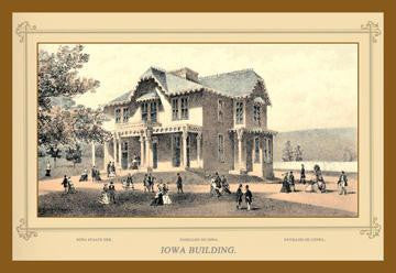 Centennial International Exhibition, 1876 - Iowa Building 20x30 poster