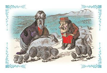 Through the Looking Glass: Walrus, Carpenter and Oysters 20x30 poster