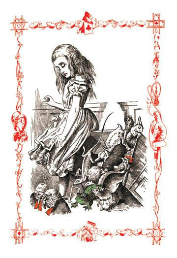 Alice in Wonderland: Alice Tips Over the Jury Box 20x30 poster