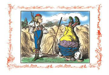 Alice in Wonderland: Father William and the Young Man 20x30 poster