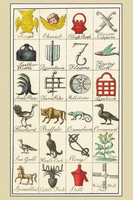 Heraldic Symbols - Seraph, Cherub, et al. 20x30 poster