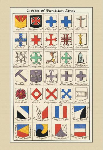 Crosses and Partition Lines 20x30 poster