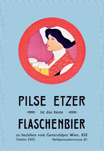 Pilznetzer is das Beste Flaschenbier 20x30 poster