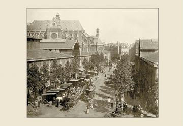 Exterior View of the Halles Centrales 20x30 poster