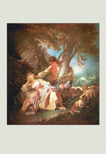 The Sleeping Shepherdess 20x30 poster