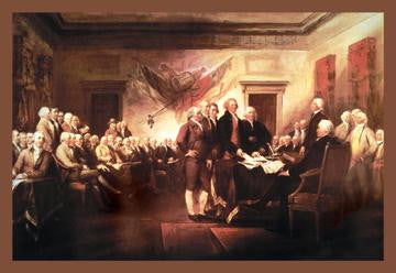 Declaration of Independence 20x30 poster