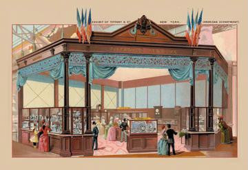 Exhibit of Tiffany and Co. at the Paris Exhibition, 1889 20x30 poster