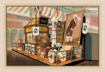 Exhibit of Allen and Ginter, Inc. at the Paris Exhibition, 1889 20x30 poster