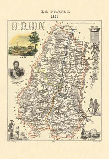 Haut-Rhin 20x30 poster