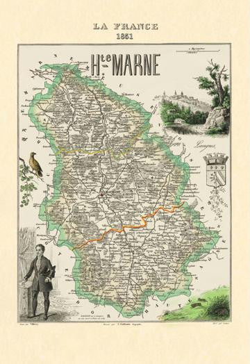 Haute-Marne 20x30 poster