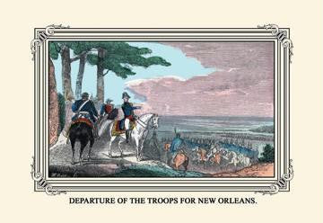 Departure of the Troops for New Orleans 20x30 poster