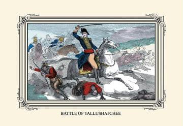 Battle of Tallushatchee 20x30 poster