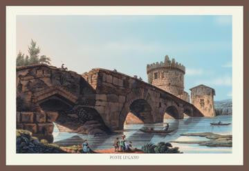 Ponte Lugano 20x30 poster