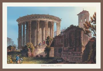 Temple of Vesta at Tivoli 20x30 poster