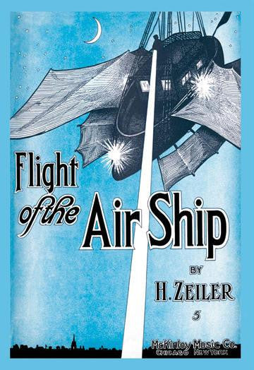 Flight of the Air Ship 20x30 poster