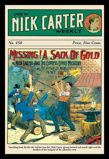 Nick Carter: Missing! A Sack of Gold 20x30 poster