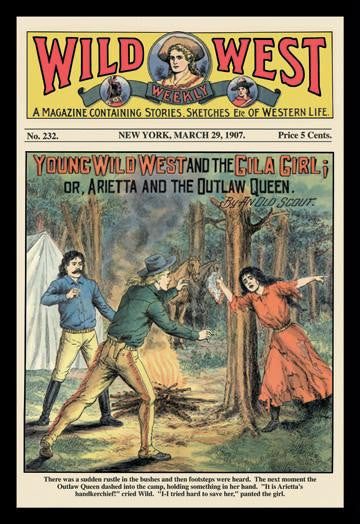 Wild West Weekly: Young Wild West and the Gila Girl 20x30 poster