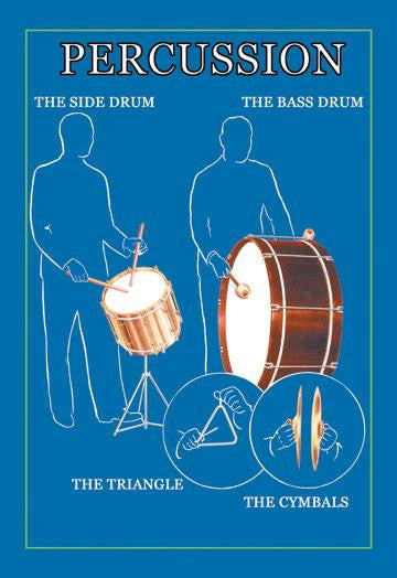 Percussion 20x30 poster