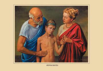 Hippocrates 20x30 poster