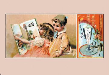 Youngsters Admiring a Perkins Windmill Catalog 20x30 poster