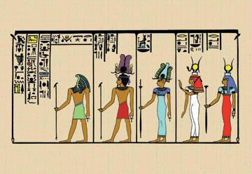 Horus, Ras, Isis and Ra-Ta 20x30 poster