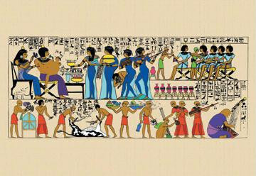 Celebration from a Tomb at Thebes 20x30 poster