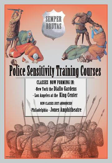 Police Sensitivity Training Courses 20x30 poster