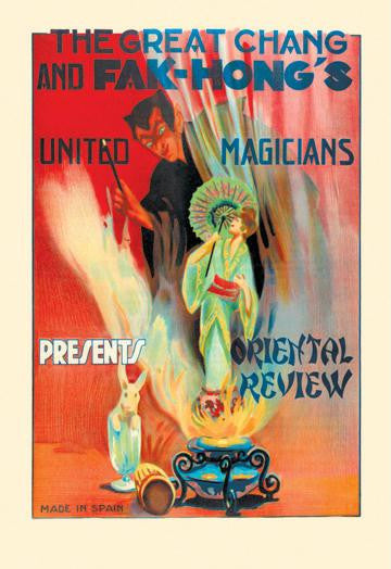 United Magicians Presents - Oriental Review 20x30 poster