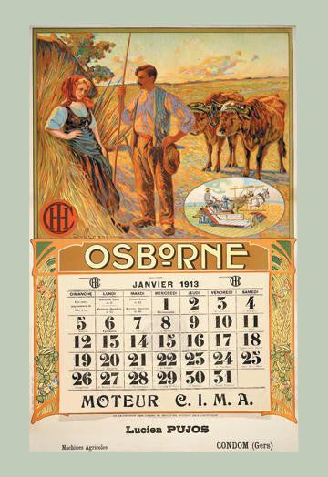 Osborne, 1913 20x30 poster