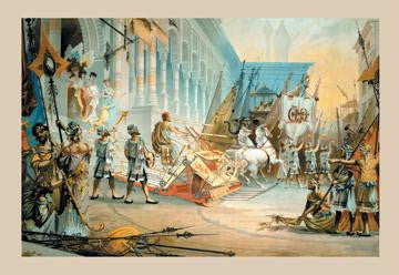 Walter A. Wood Grain Binder - Triumphant Entry into Constantinople 20x30 poster