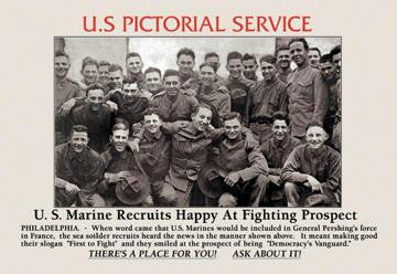 U.S. Marine Recruits 20x30 poster