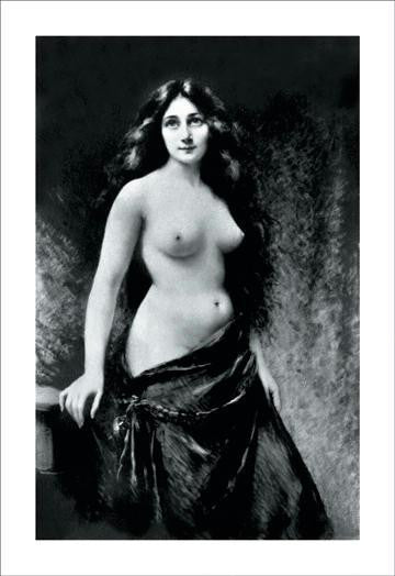 Nude in Drapery 20x30 poster