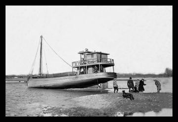 Blotting Up Captured Rum Schooner 20x30 poster