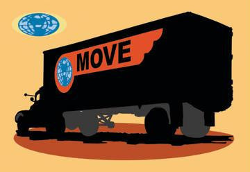 The Move Truck 20x30 poster