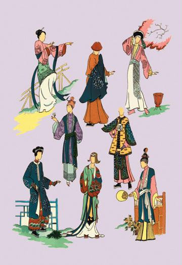 A Study of Chinese Fashion 20x30 poster