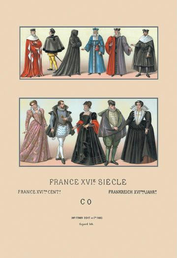 Officials and Aristocrats of Sixteenth Century France 20x30 poster