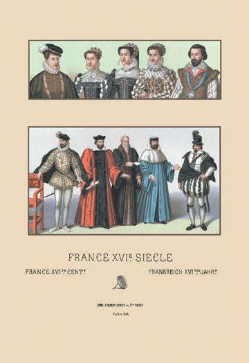 Costumes of the French Magistrate, Sixteenth Century 20x30 poster