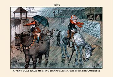 Puck Magazine: A Very Dull Race-Meeting 20x30 poster