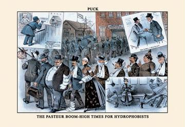 Puck Magazine: The Pasteur Boom 20x30 poster