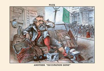 Puck Magazine: Another Occupation Gone 20x30 poster