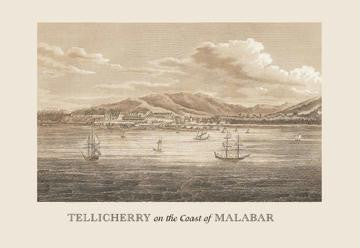 Tellicherry on the Coast of Malabar 20x30 poster