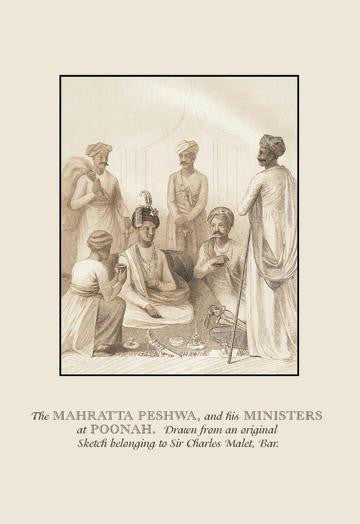 The Mahratta Peshwa and his Ministers at Poonah 20x30 poster