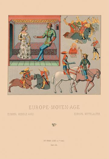 Love and War in Thirteenth Century Europe 20x30 poster