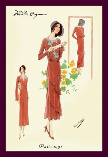 Dainty Fashions in Red 20x30 poster