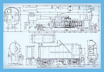 Pennsylvania RR Class K4 Pacific 20x30 poster