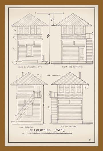 Interlocking Tower 20x30 poster